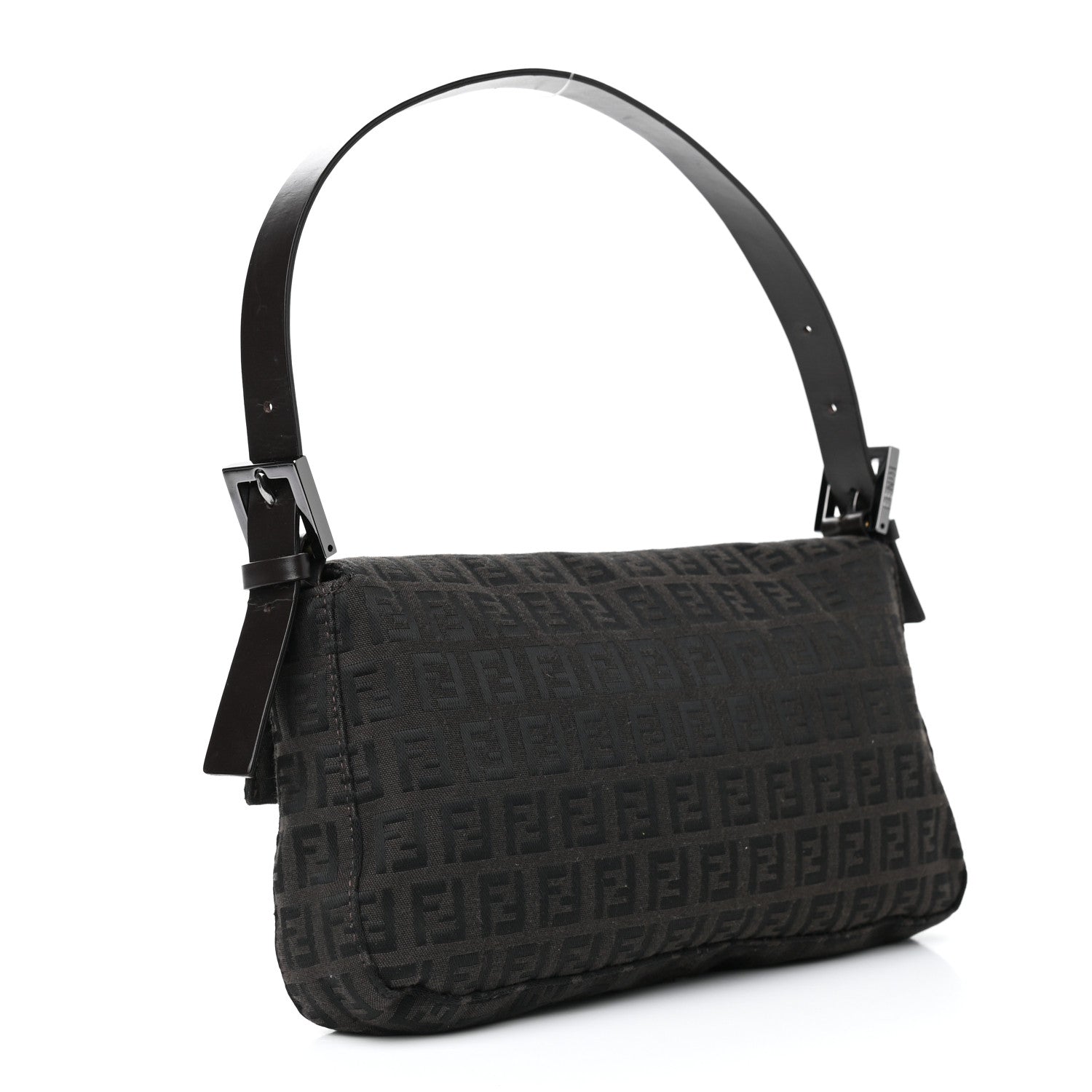 Fendi Zucchino Baguette Black 2 of 7