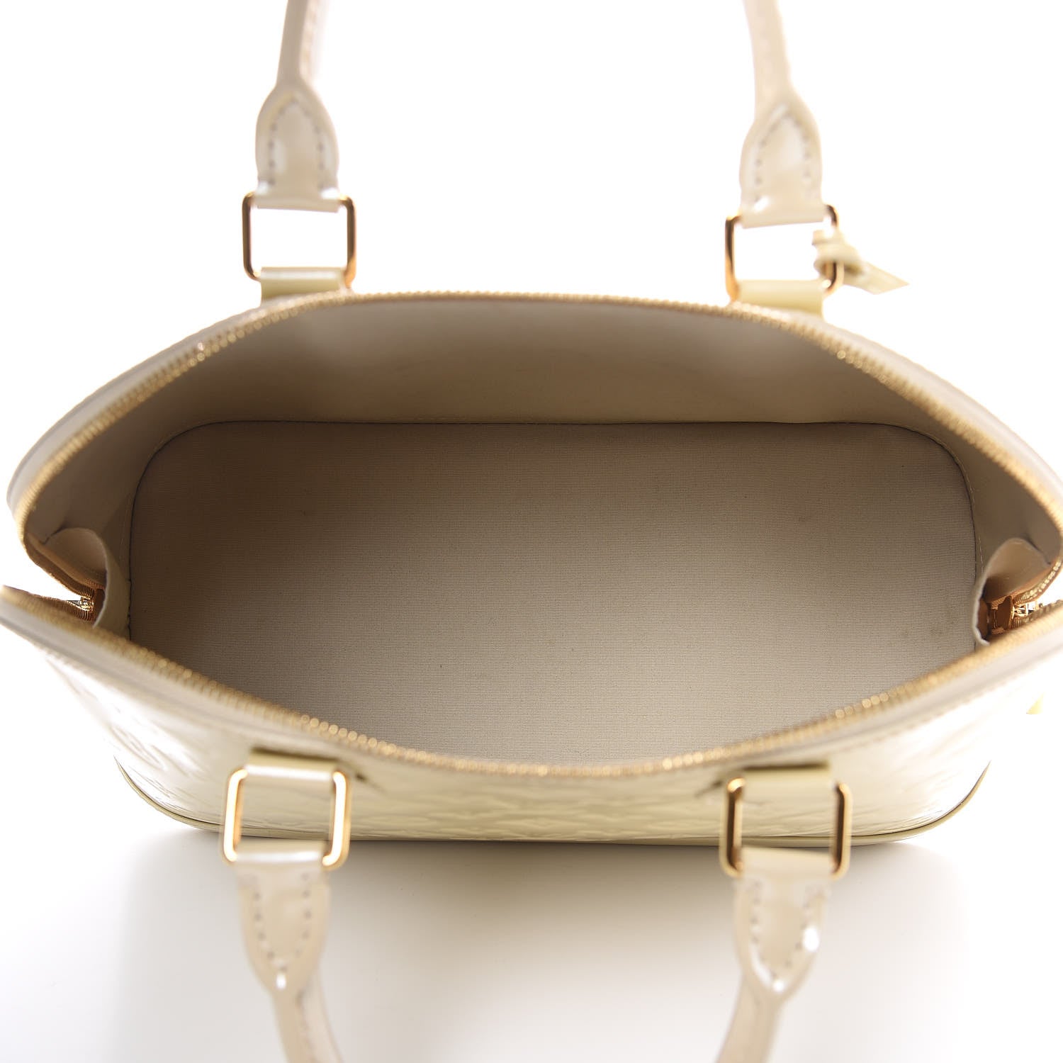 Louis Vuitton Vernis Alma PM Blanc Corail 5 of 12