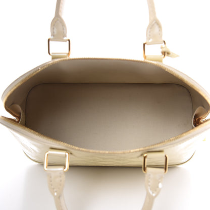 Louis Vuitton Vernis Alma PM Blanc Corail 5 of 12