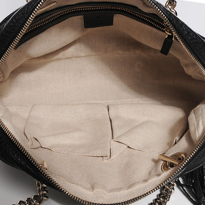 Gucci Pebbled Calfskin Small Soho Bowler Black 5 of 9