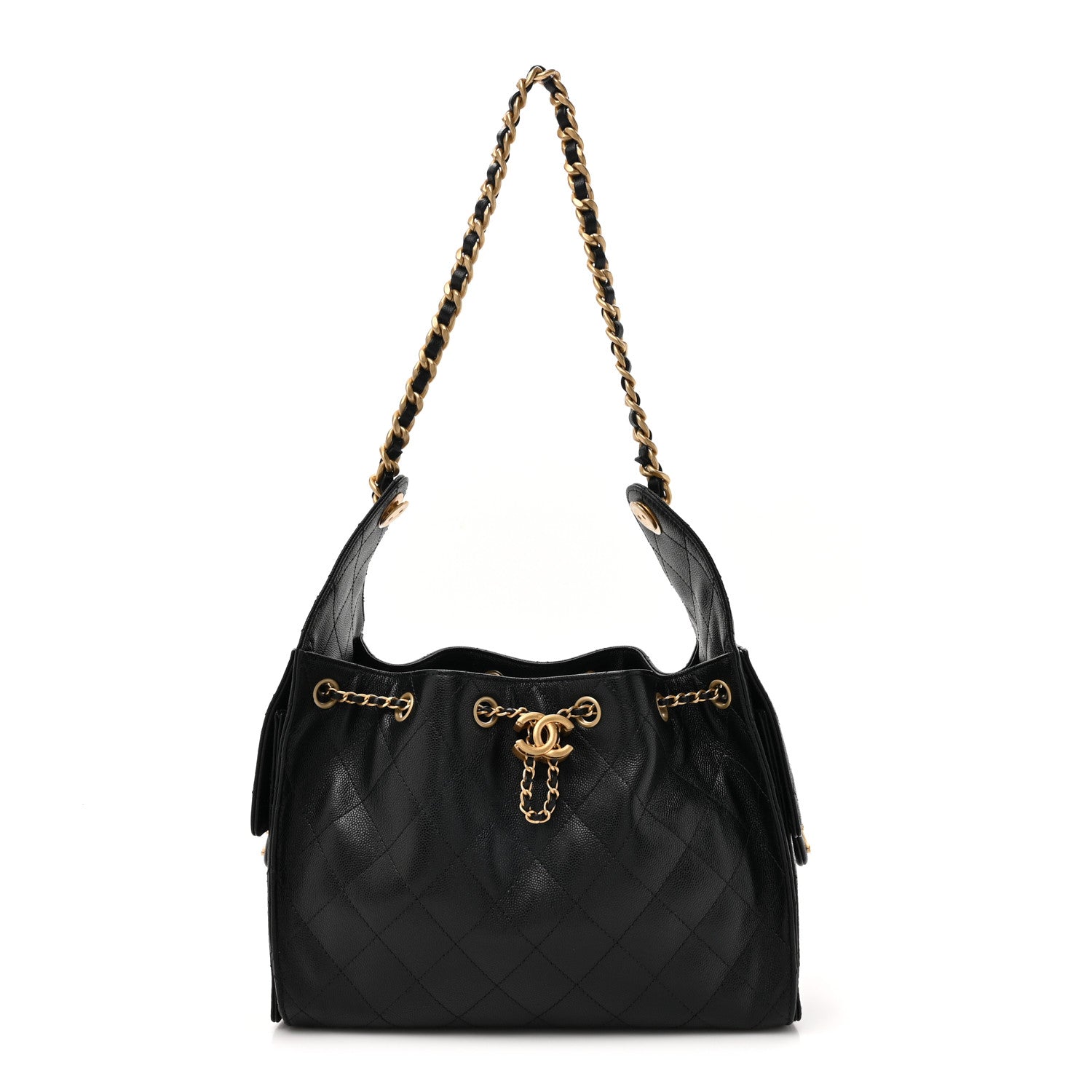 Chanel Caviar Quilted Small Chanel 25 Handbag Black 1 of 10