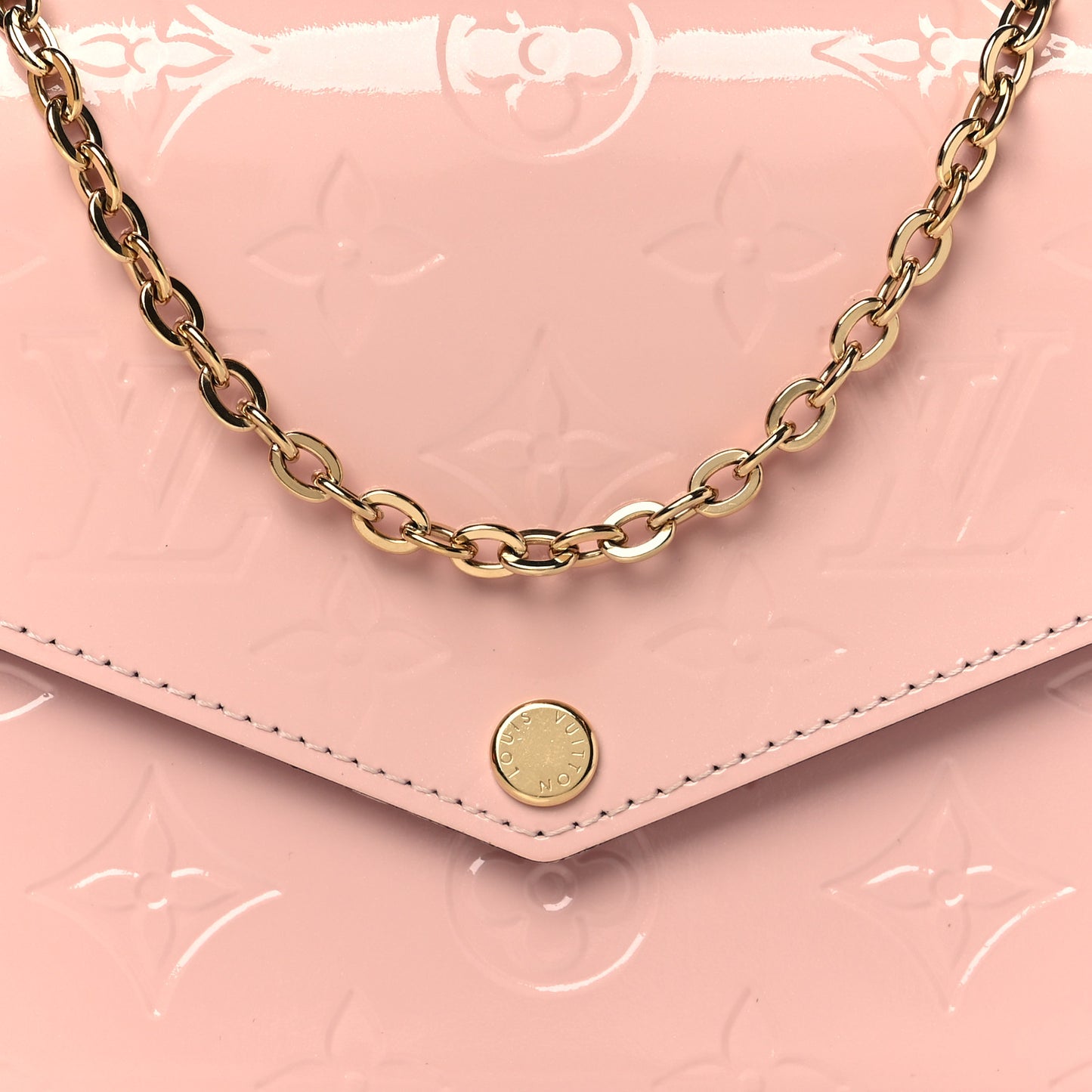 Vernis Felicie Chain Wallet Rose Ballerine
