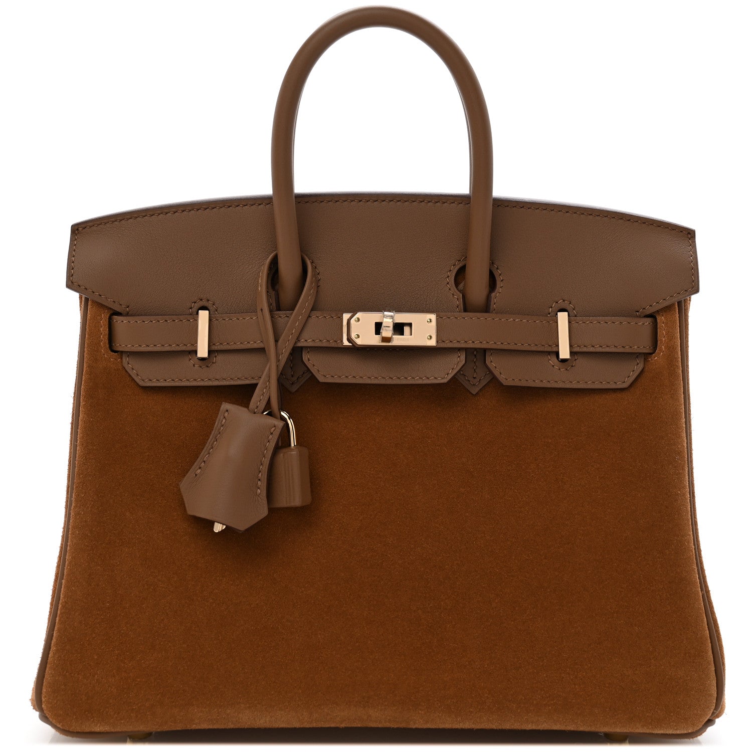 Hermes Veau Doblis Swift Grizzly Birkin 25 Alezan 2 of 21