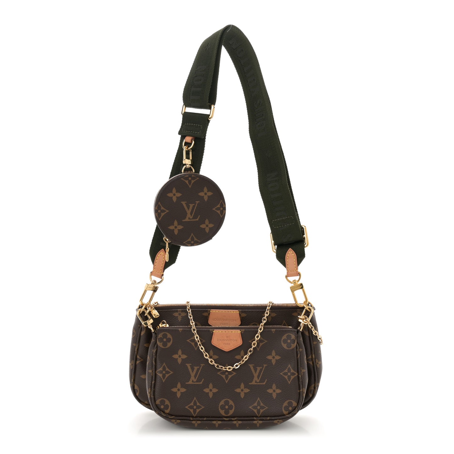 Monogram Multi Pochette Accessories Kaki