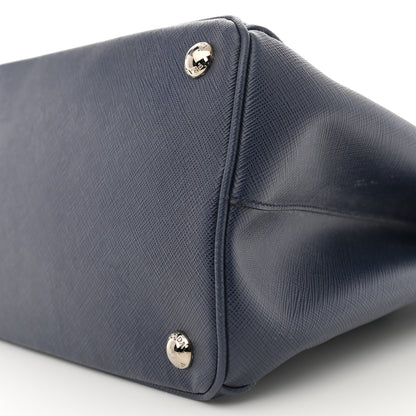 Prada Saffiano Lux Large Galleria Double Zip Tote Baltico 10 of 12