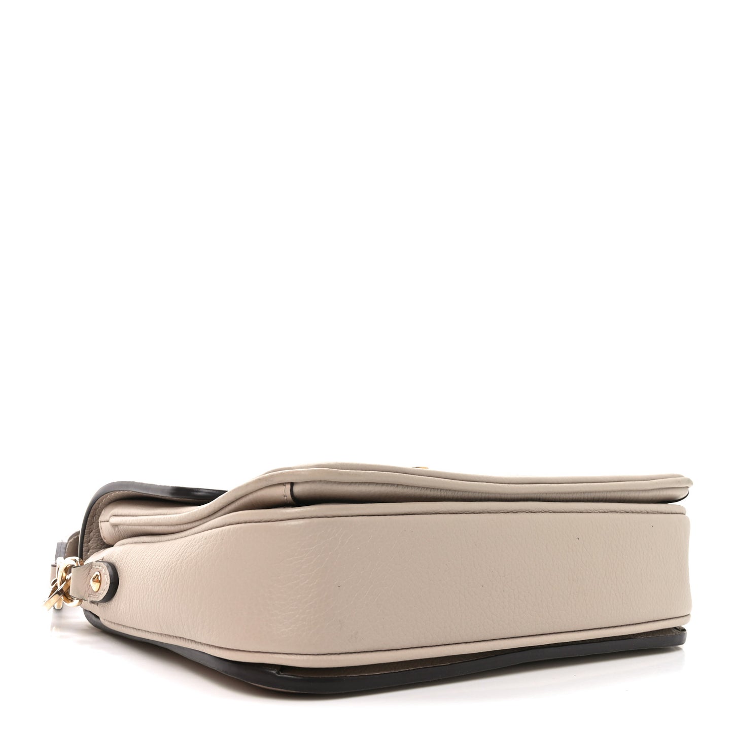 Grained Calfskin Lockme Oxford Greige