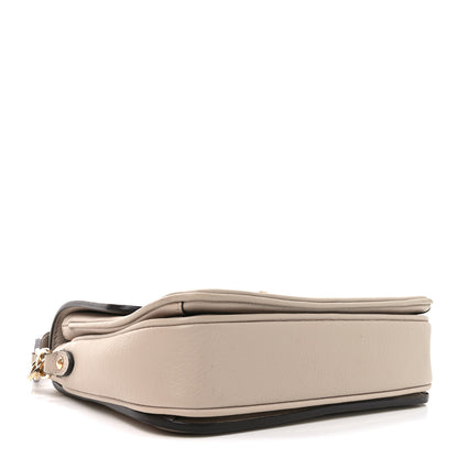 Louis Vuitton Grained Calfskin Lockme Oxford Greige 4 of 10