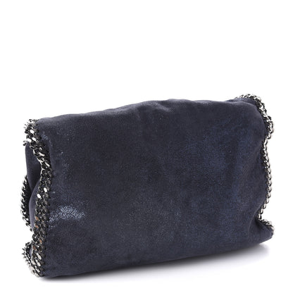 Stella McCartney Metallic Shaggy Deer Small Falabella Tote Navy 4 of 11