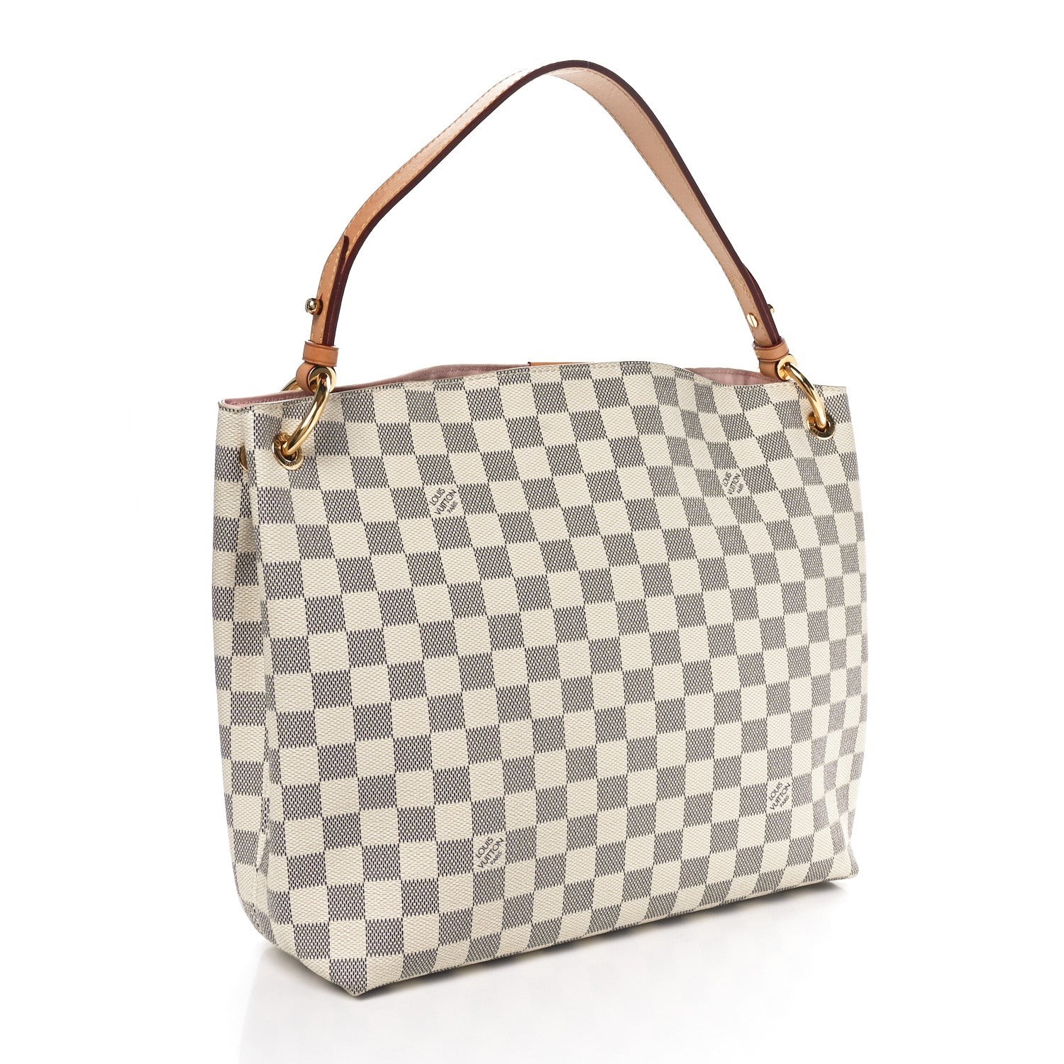 Louis Vuitton Damier Azur Graceful PM Rose Ballerine 3 of 11