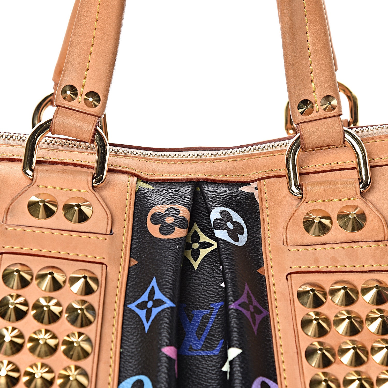 Louis Vuitton Monogram Multicolor Courtney MM Black 10 of 10