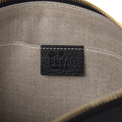 Gucci Pebbled Calfskin Large Bamboo Clutch Black 6 of 7