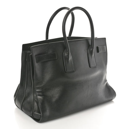 Saint Laurent Calfskin Large Sac de Jour Carryall Black 3 of 16