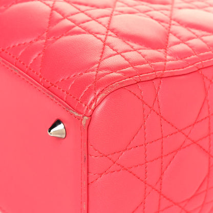 Christian Dior Lambskin Cannage Medium Lady Dior Pink 12 of 18