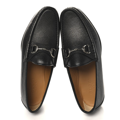 Gucci Road Calfskin Mens Horsebit Loafers 8.5 Black 2 of 9
