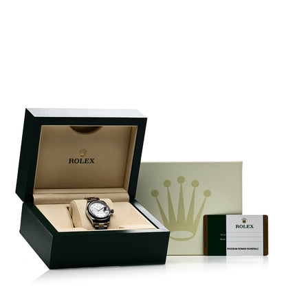 Rolex Stainless Steel 31mm Oyster Perpetual Datejust Watch Silver Roman 178240 5 of 5