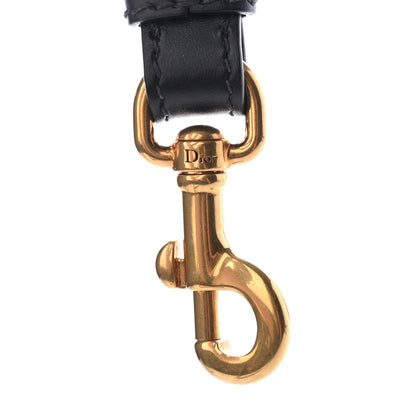 Christian Dior Oblique Studded Shoulder Strap Blue 7 of 7