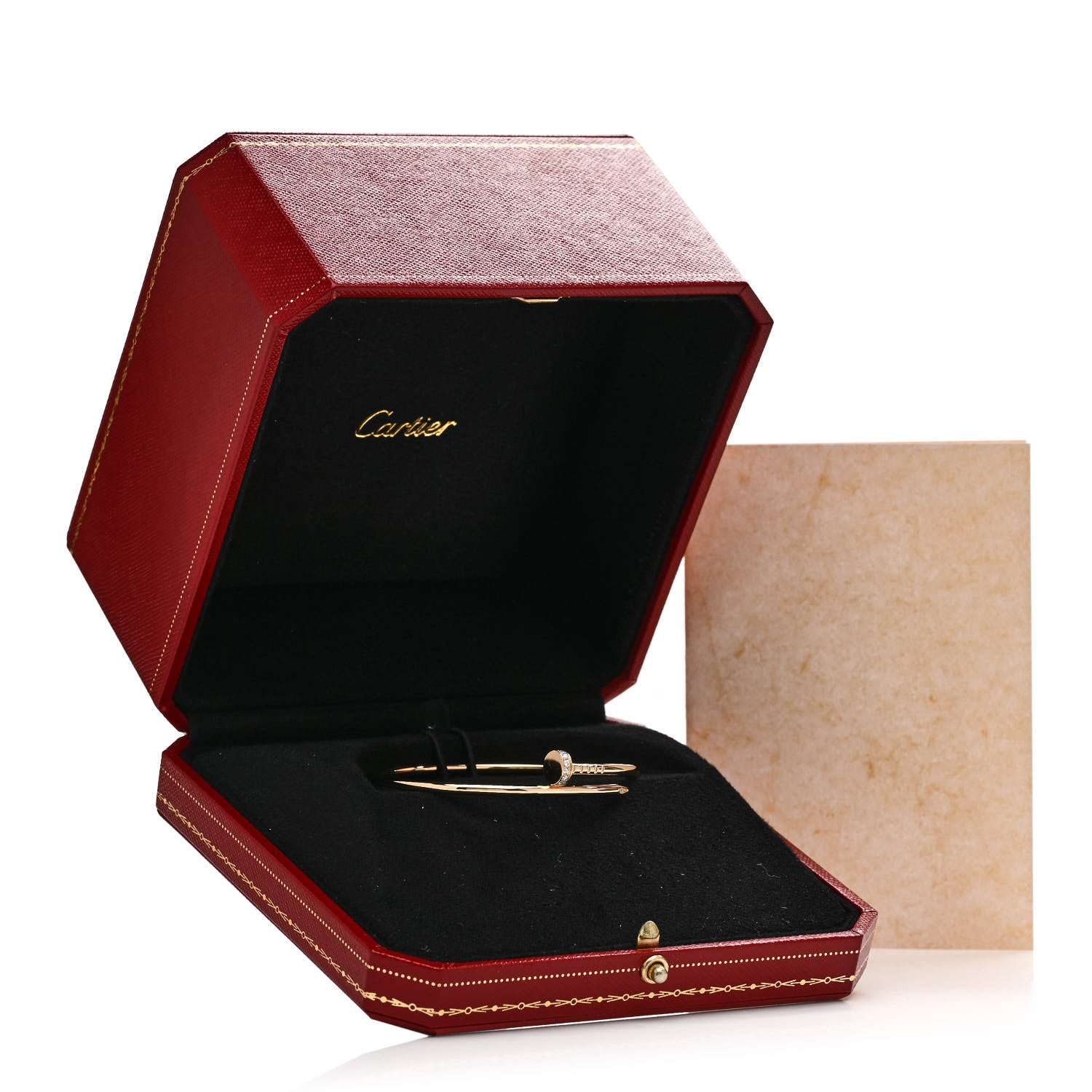 Cartier 18K Yellow Gold Diamond Small Juste Un Clou Bracelet 16 5 of 5