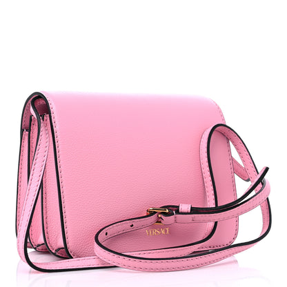 Versace Grained Calfskin La Medusa Shoulder Bag Pink 3 of 10