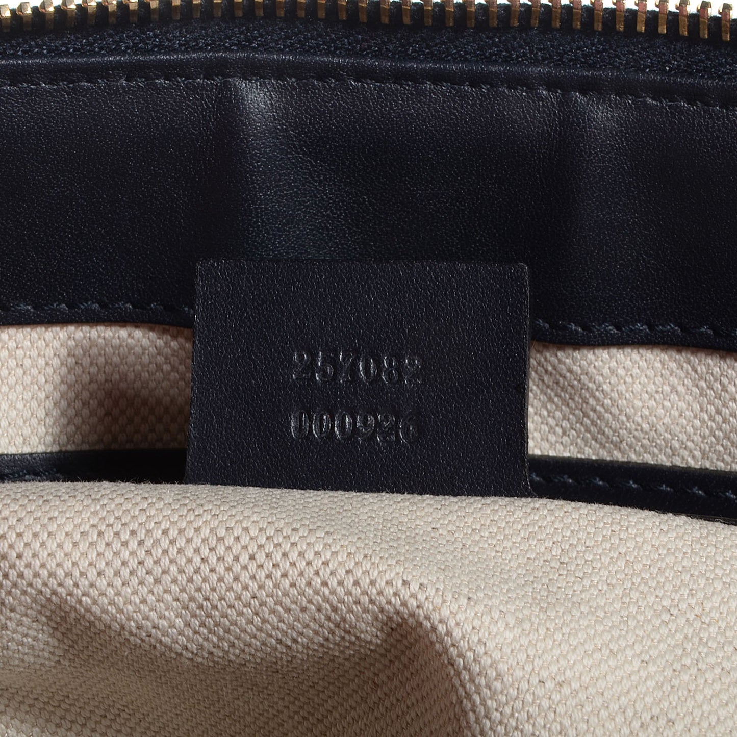 Monogram Vintage Web Medium Half Moon Hobo Navy