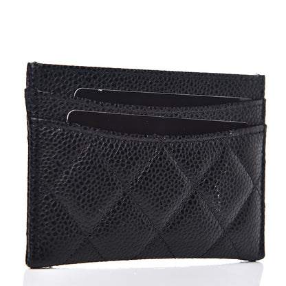 Chanel Caviar Quilted Card Holder Black 2 of 8