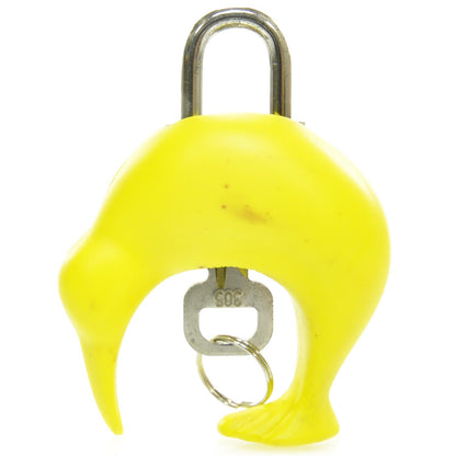 Louis Vuitton Cup Kiwi Padlock Lock and Key Yellow 2 of 6