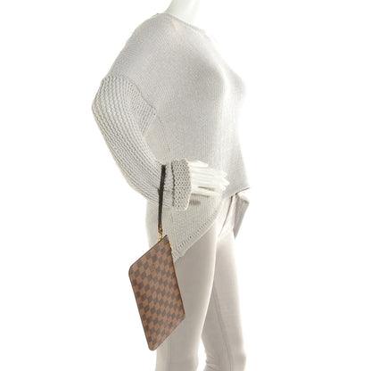Louis Vuitton Damier Ebene Neverfull MM GM Pochette 2 of 7