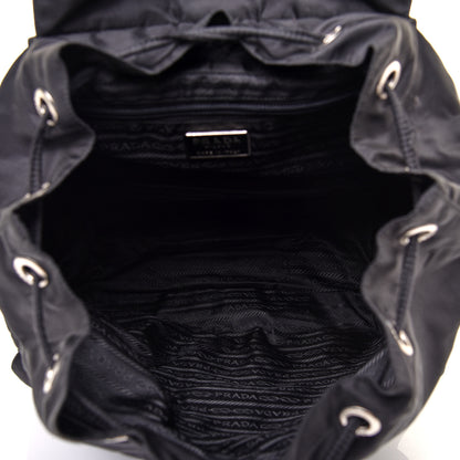 Prada Tessuto Nylon Vela Saffiano Large Backpack Black 4 of 13