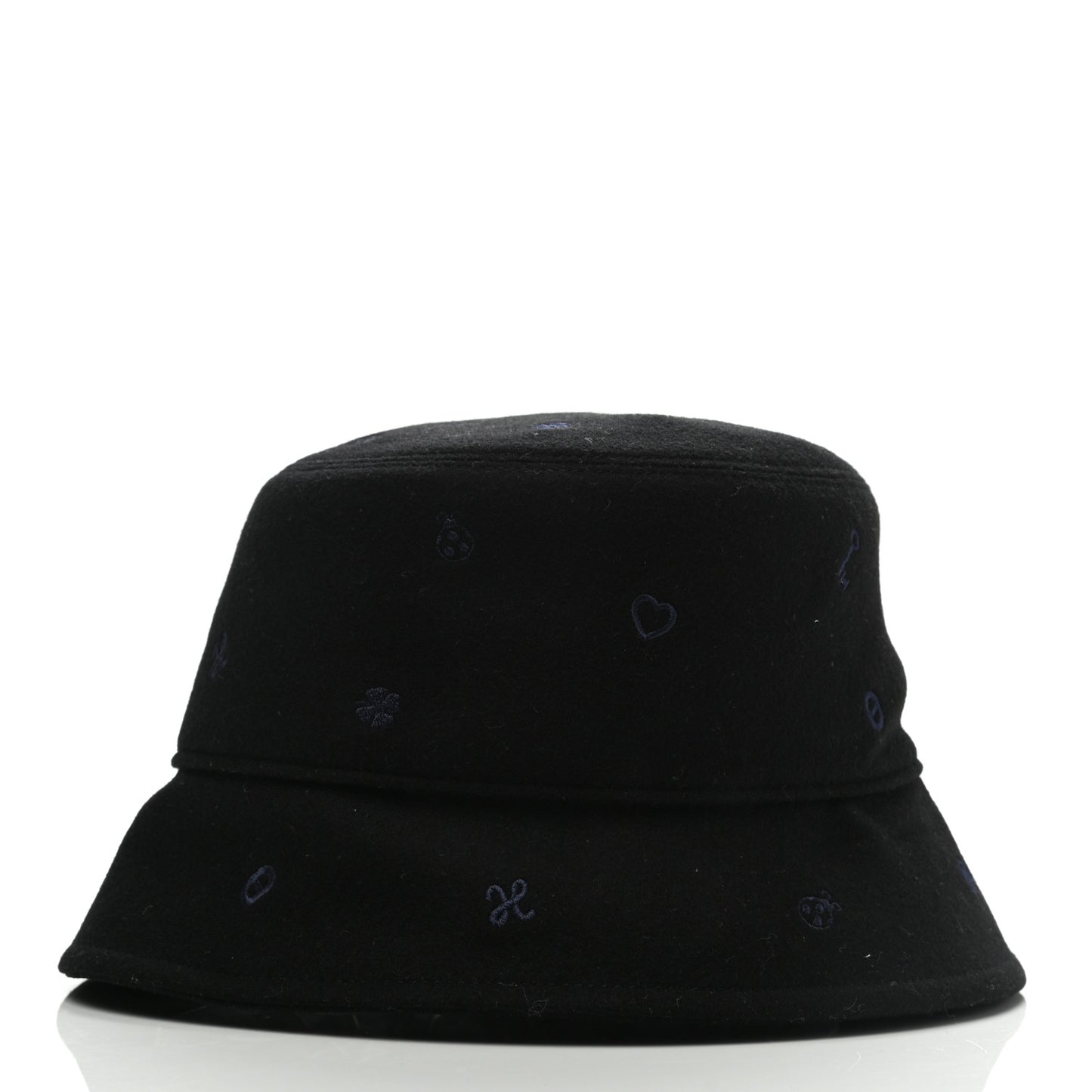 Cashmere Debbie Charms Bucket Hat 58 Black