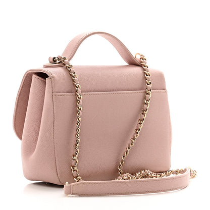 Chanel Caviar Quilted Small Business Affinity Flap Light Pink 3 of 10