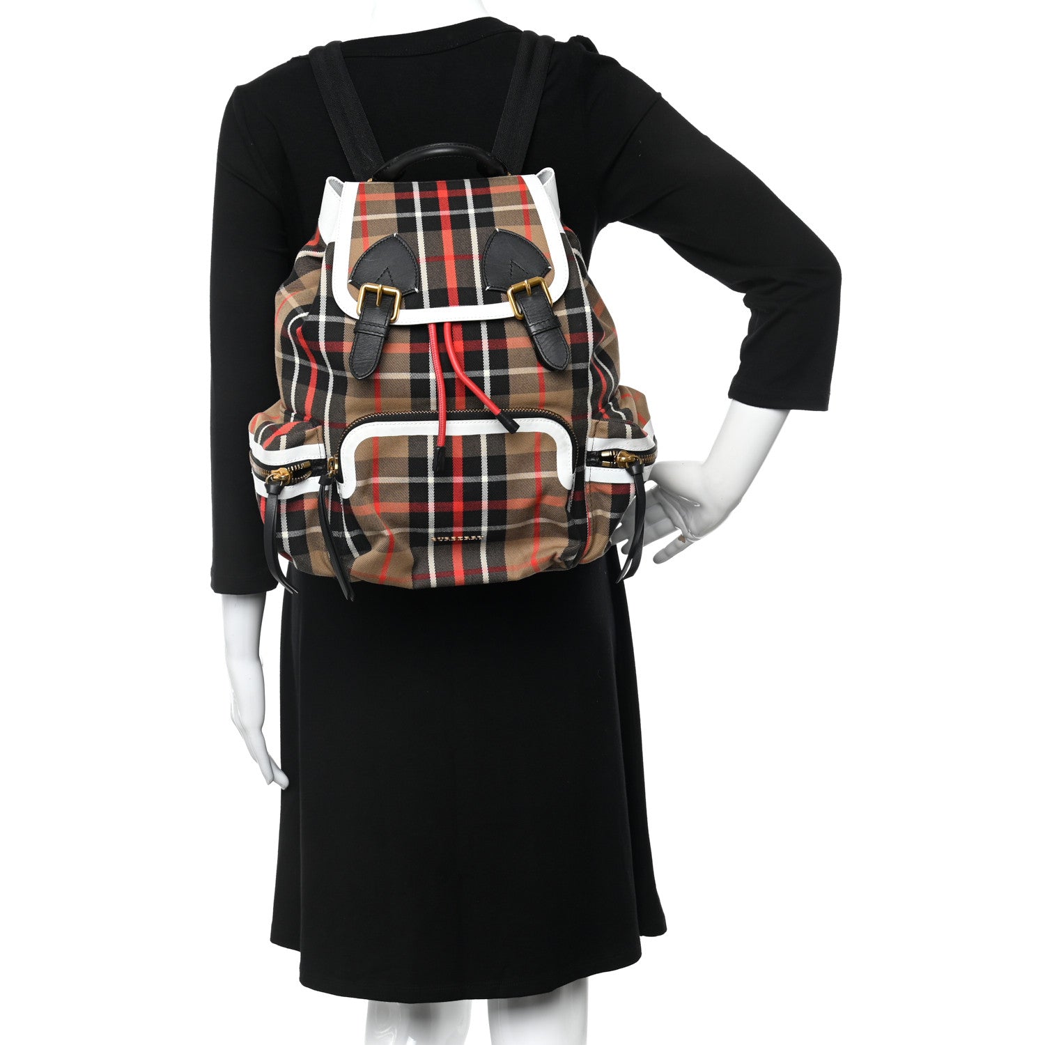 Burberry Cotton Check Small Rucksack Backpack 2 of 8