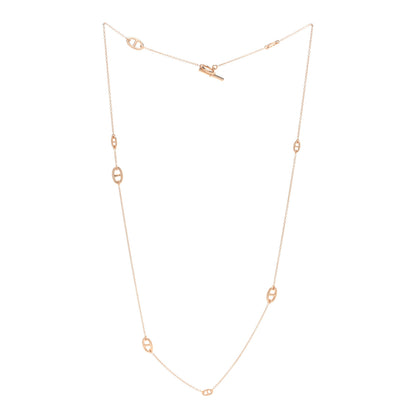 Hermes 18K Rose Gold Farandole Necklace 80 2 of 3