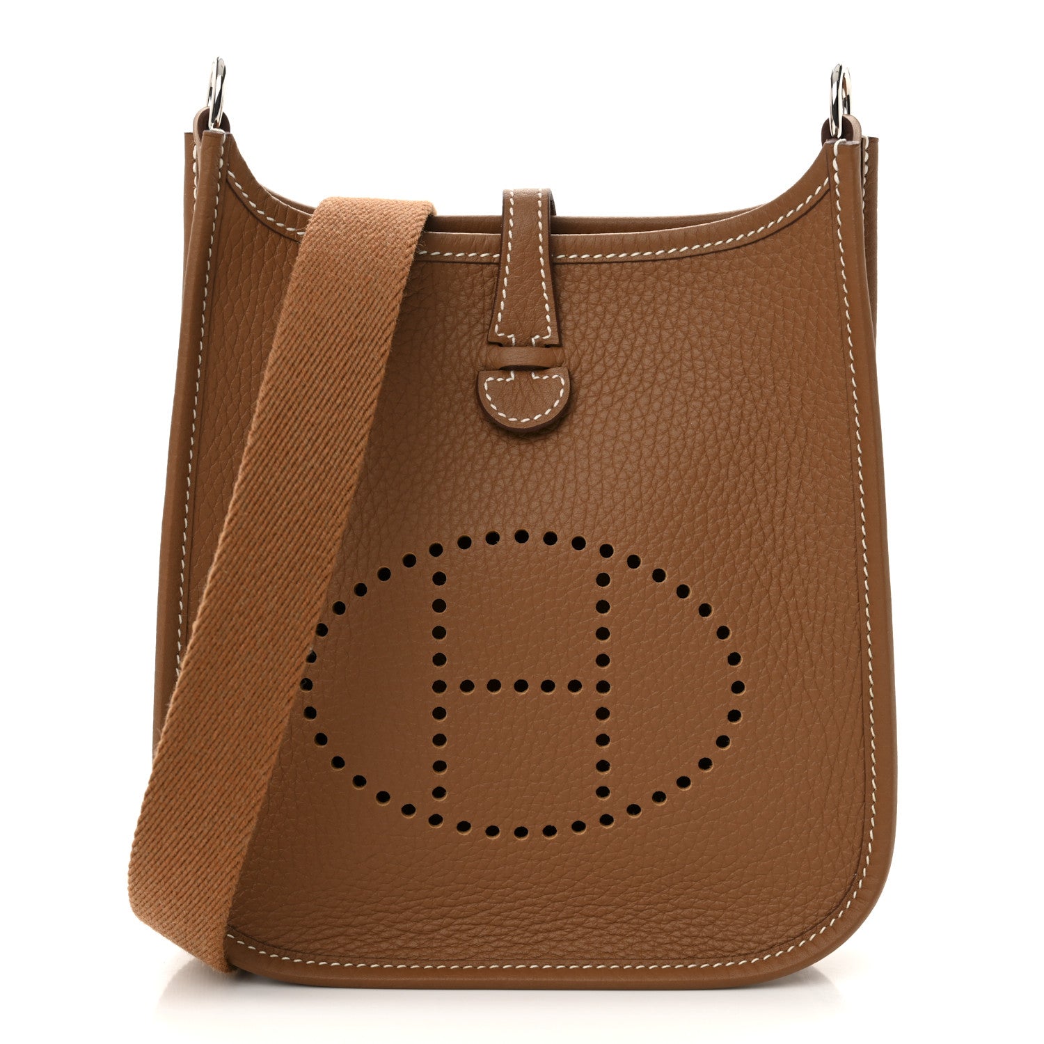 Hermes Taurillon Clemence Evelyne TPM Gold 1 of 11