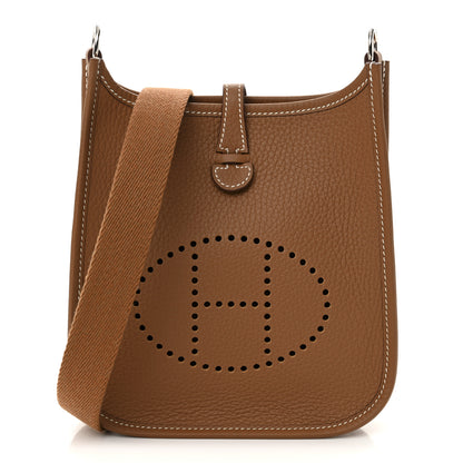 Hermes Taurillon Clemence Evelyne TPM Gold 1 of 11