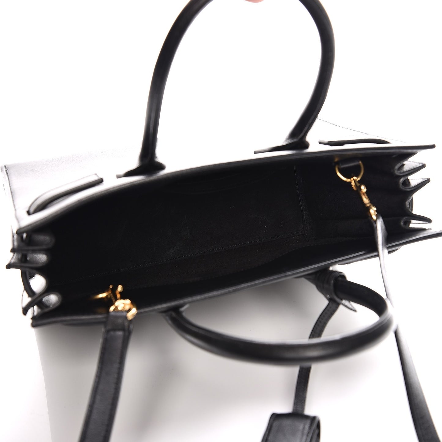 Calfskin Baby Sac De Jour Black