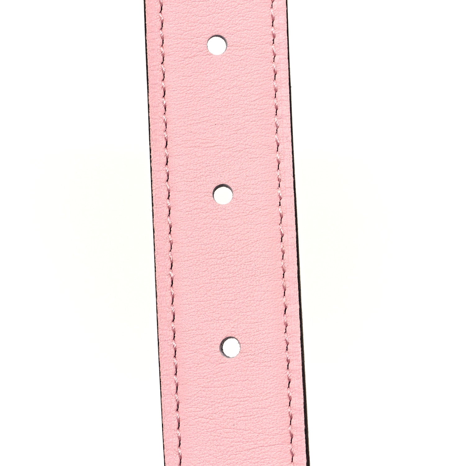 Hermes Swift Epsom H Email Coeur Belt 85 34 Rose Sakura Gris Misty 4 of 5