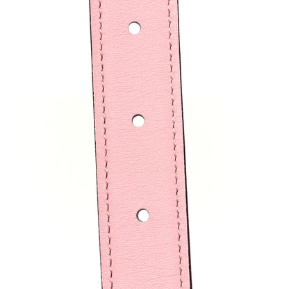 Hermes Swift Epsom H Email Coeur Belt 85 34 Rose Sakura Gris Misty 4 of 5