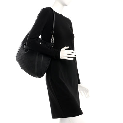 Gucci Monogram Medium Abbey Convertible Tote Black 2 of 11