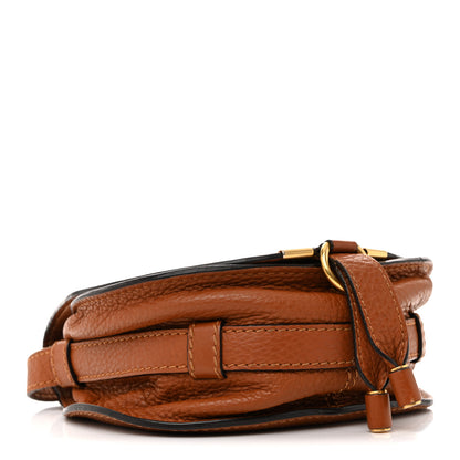 Chloe Calfskin Mini Marcie Round Crossbody Bag Tan 4 of 15