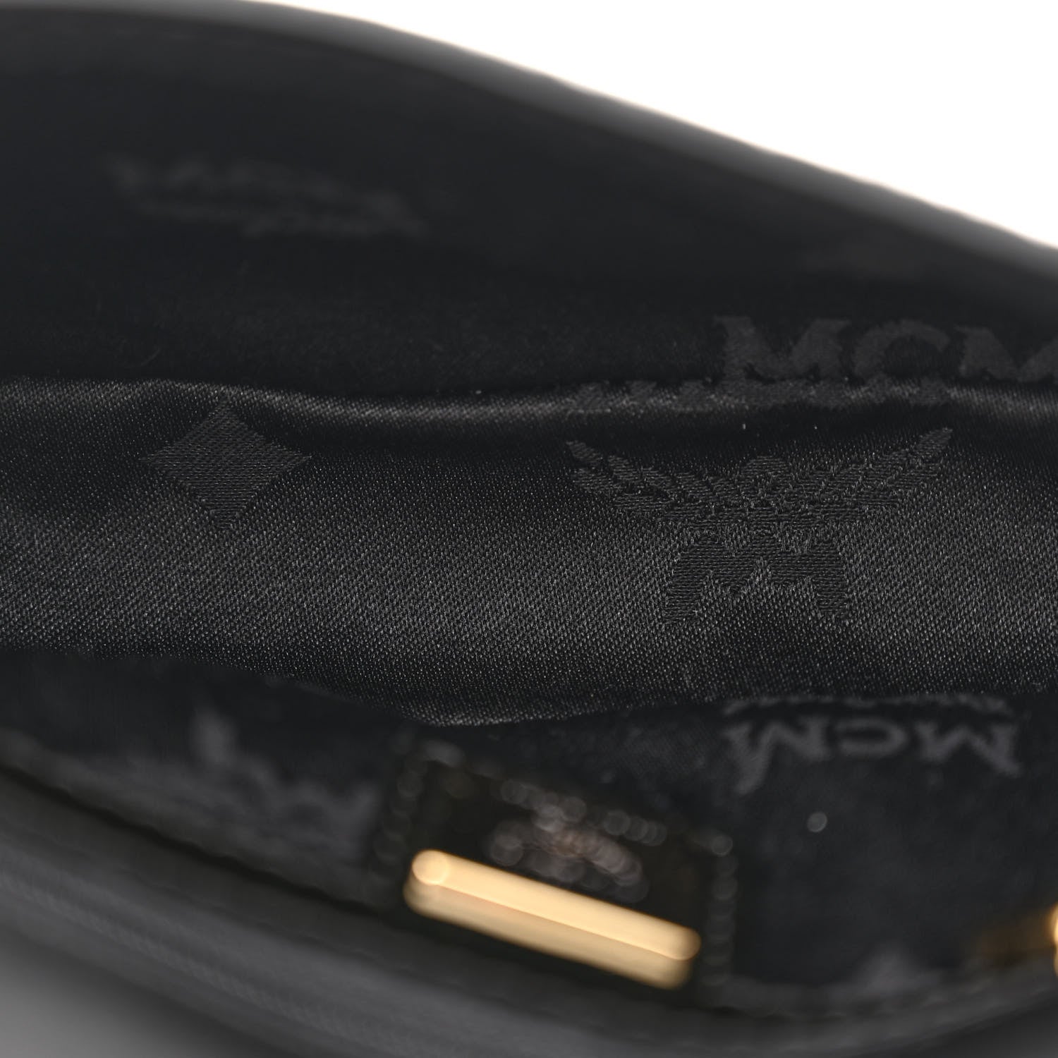 MCM Patent Monogram Mini Flap Bag Burgundy 5 of 11