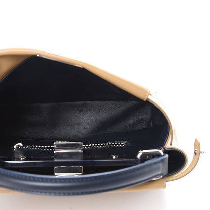 Fendi Nappa Colorblock Mini Peekaboo Iconic Satchel Cuoio Oceano Multicolor 5 of 12