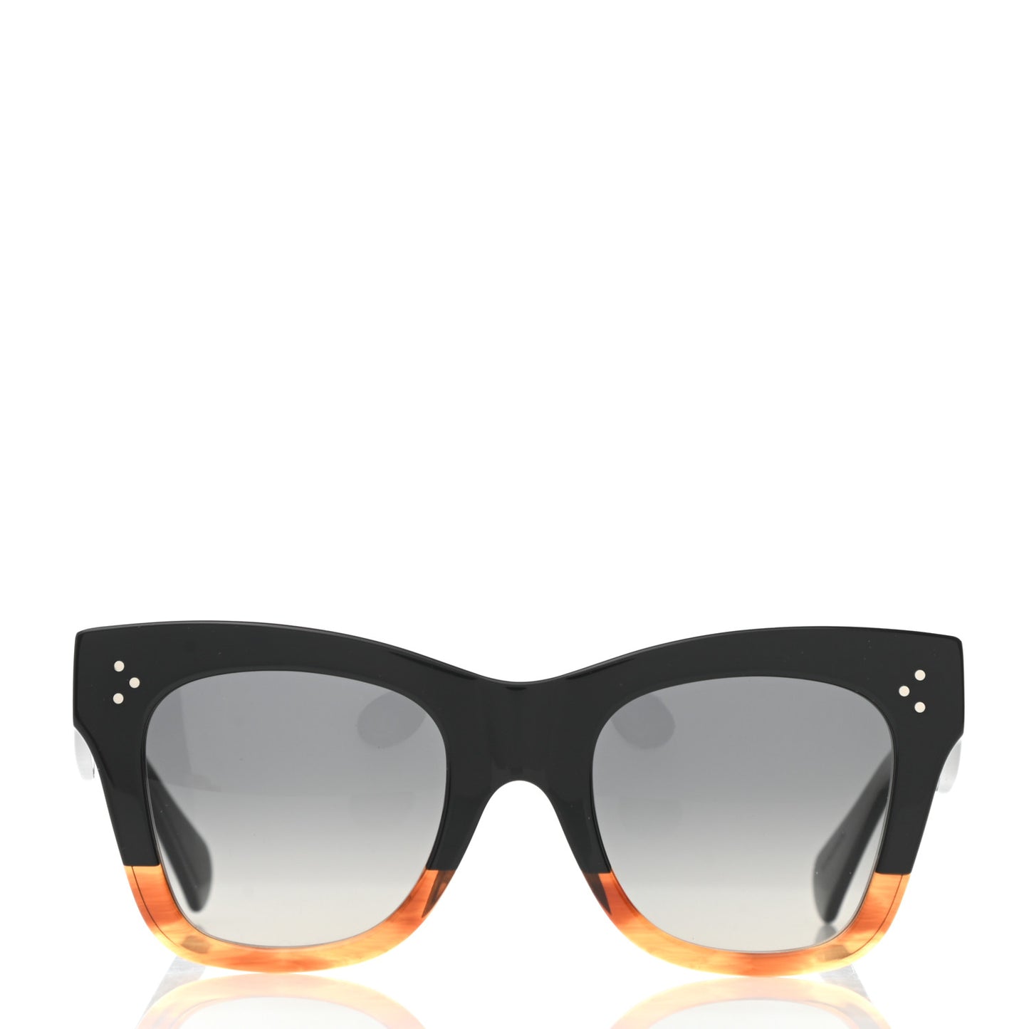 Acetate Polarized Cat Eye Sunglasses CL4004IN Havana Black