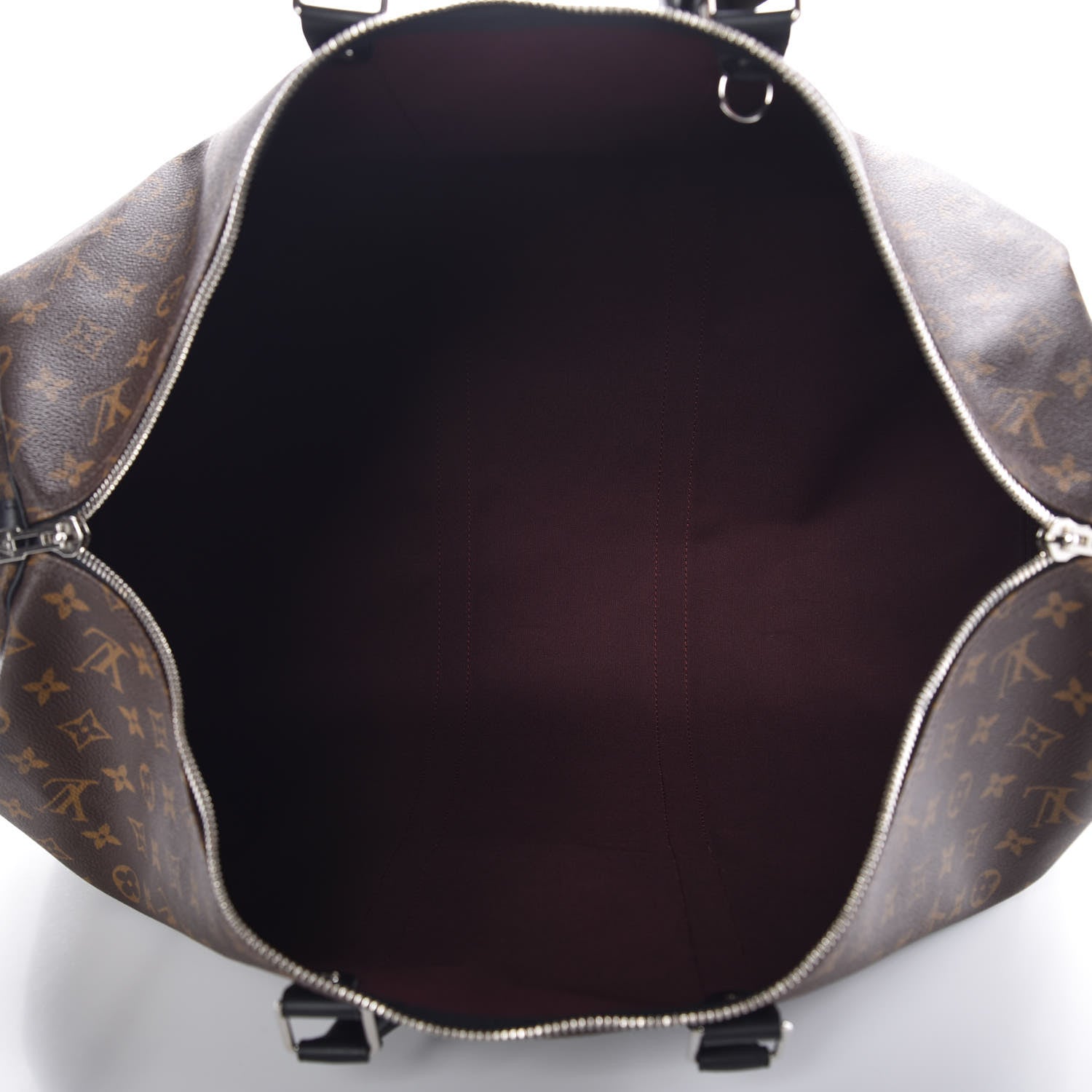Louis Vuitton Monogram Macassar Keepall Bandouliere 55 5 of 8