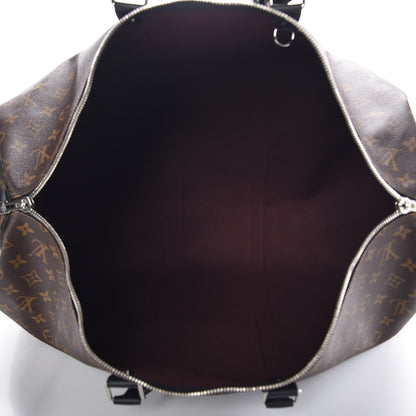 Louis Vuitton Monogram Macassar Keepall Bandouliere 55 5 of 8