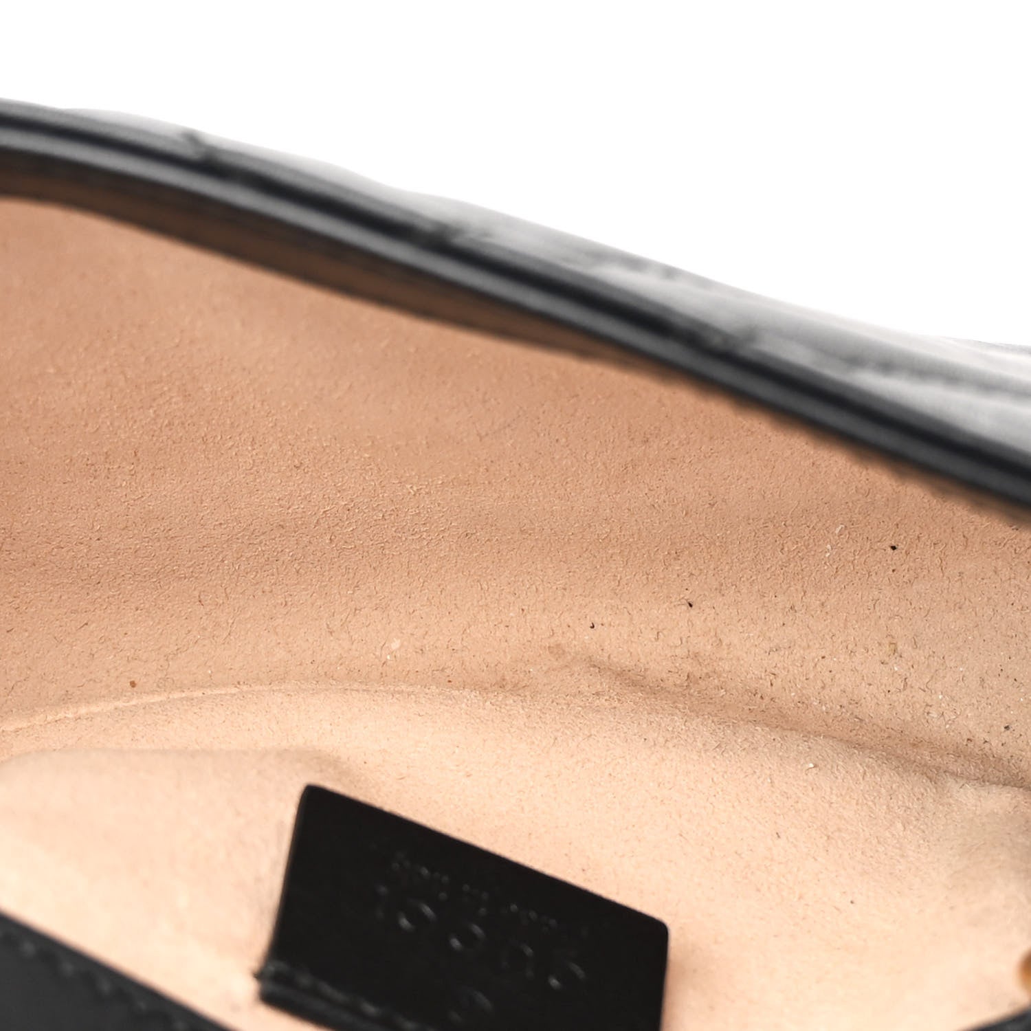 Gucci Calfskin Matelasse Super Mini GG Marmont Shoulder Bag Black 5 of 11