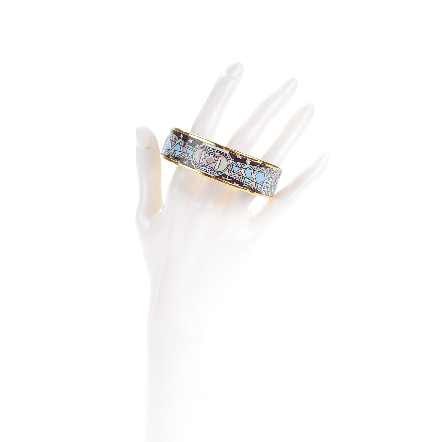 Enamel Printed Wide Bracelet 70