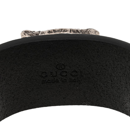 Gucci Calfskin Feline Heads Bracelet Black 4 of 5