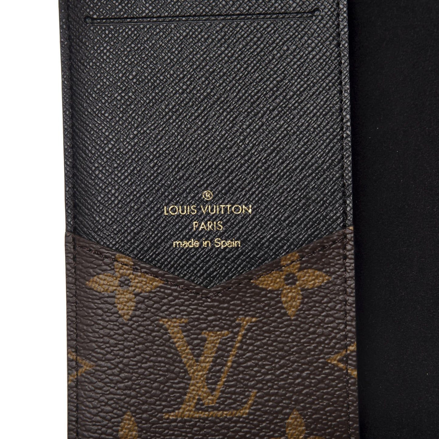 Monogram iPhone XS Max Folio Case Black