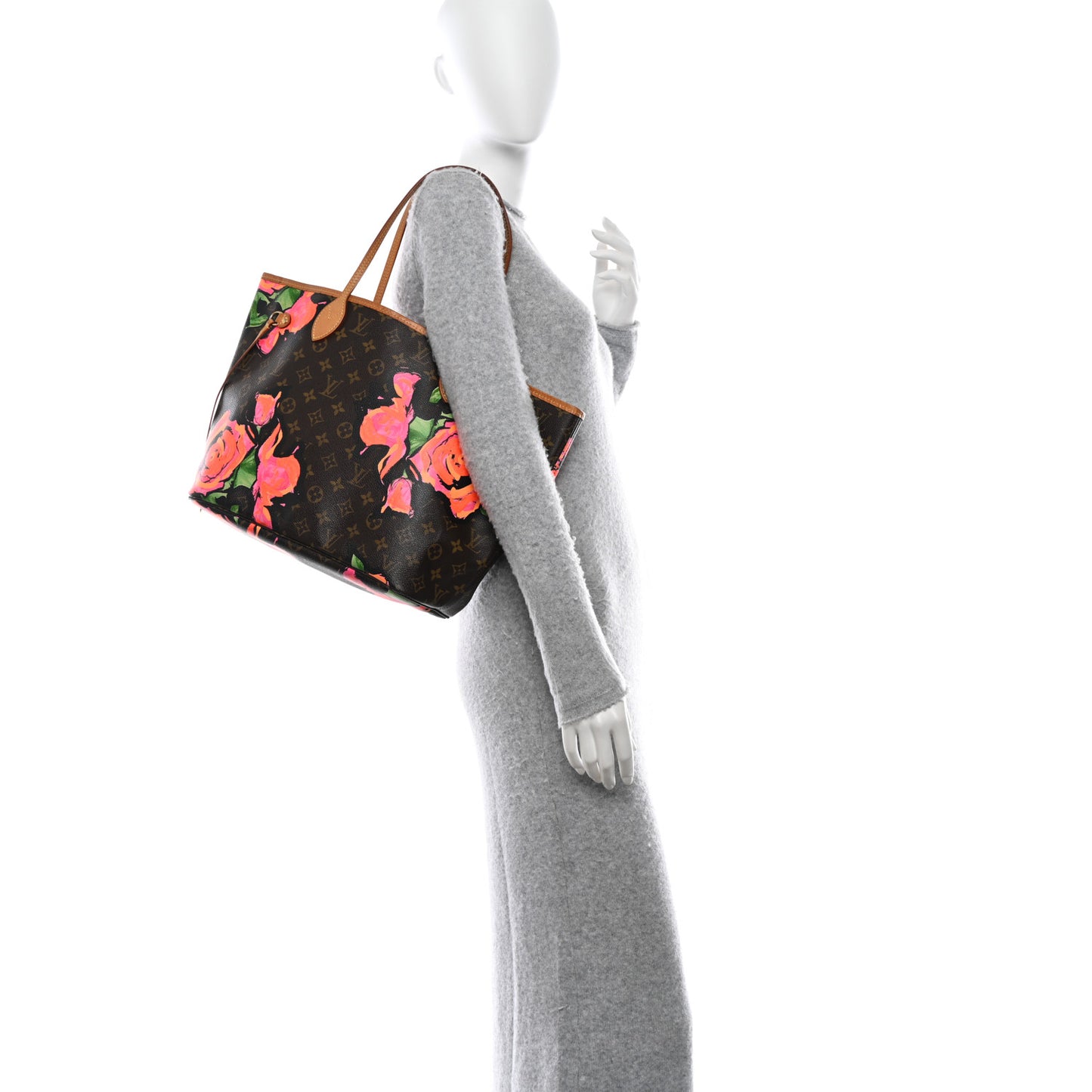 Monogram Roses Neverfull MM