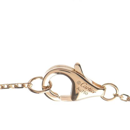 Cartier 18K Yellow Gold Diamond Mother of Pearl XS Amulette de Cartier Pendant Necklace 7 of 8