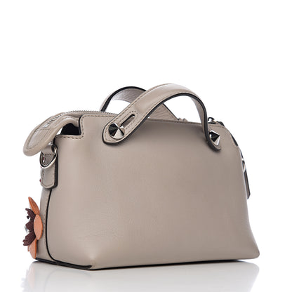 Fendi Vitello Dolce Crystal Flowerland Studded Mini By The Way Boston Bag Grigio Polvere Multicolor 2 of 10